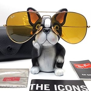 RAY BAN RB3025 90644I Arista Aviator Unisex 58 mm Sunglasses